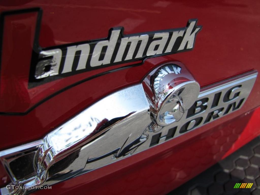 2011 Ram 1500 Big Horn Quad Cab - Flame Red / Dark Slate Gray photo #8