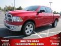 2011 Flame Red Dodge Ram 1500 Big Horn Crew Cab  photo #1