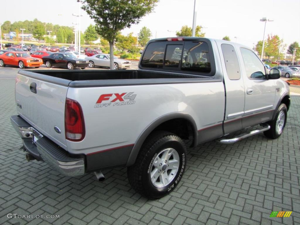 2002 F150 FX4 SuperCab 4x4 - Silver Metallic / Medium Graphite photo #5