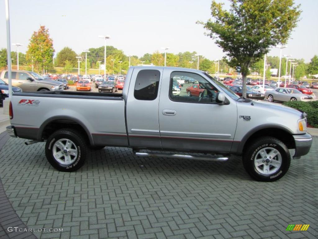 2002 F150 FX4 SuperCab 4x4 - Silver Metallic / Medium Graphite photo #6