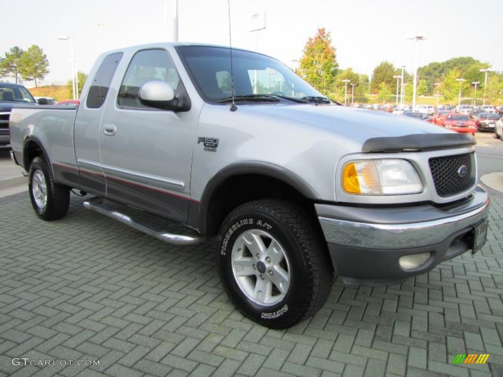 2002 F150 FX4 SuperCab 4x4 - Silver Metallic / Medium Graphite photo #7