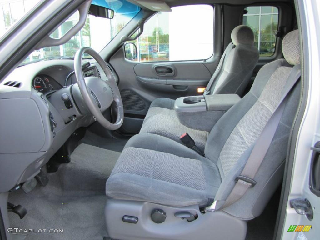 2002 F150 FX4 SuperCab 4x4 - Silver Metallic / Medium Graphite photo #11