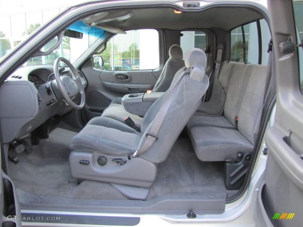 2002 F150 FX4 SuperCab 4x4 - Silver Metallic / Medium Graphite photo #14