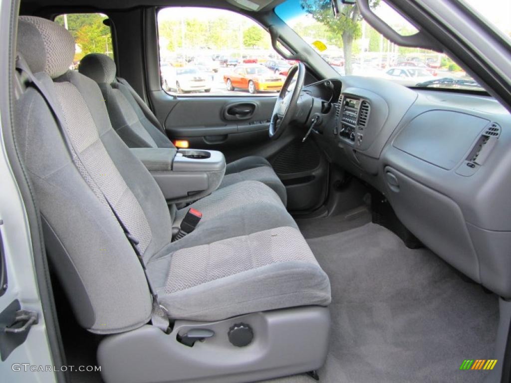 2002 F150 FX4 SuperCab 4x4 - Silver Metallic / Medium Graphite photo #17
