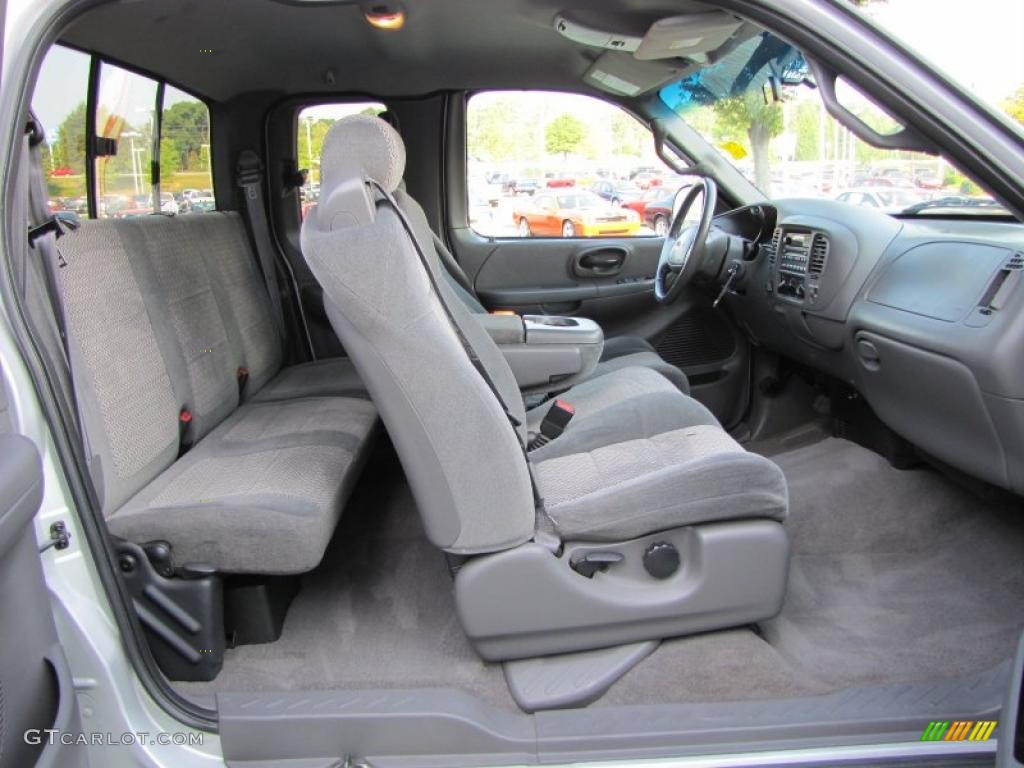 2002 F150 FX4 SuperCab 4x4 - Silver Metallic / Medium Graphite photo #19