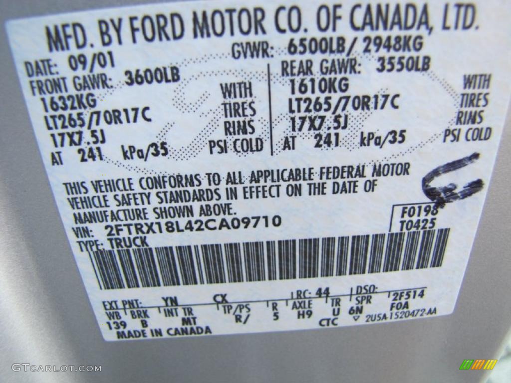 2002 F150 FX4 SuperCab 4x4 - Silver Metallic / Medium Graphite photo #29