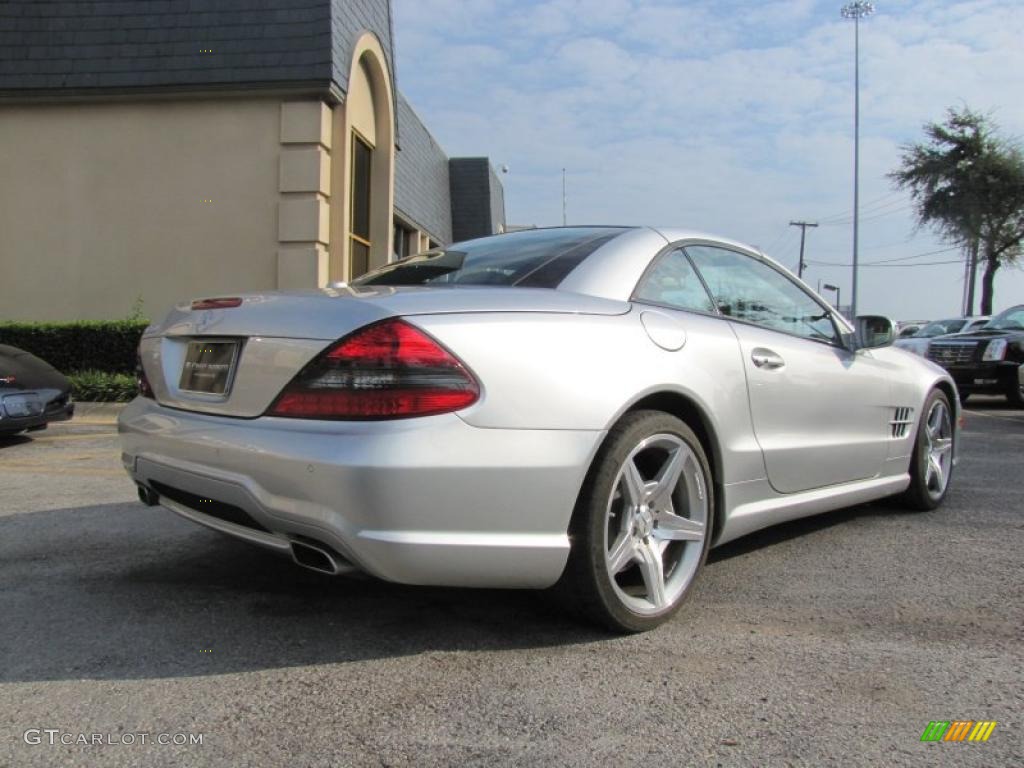 Silver Arrow Silver Metallic 2009 Mercedes-Benz SL 550 Silver Arrow Edition Roadster Exterior Photo #36989573