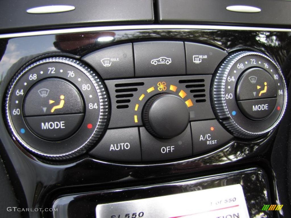 2009 Mercedes-Benz SL 550 Silver Arrow Edition Roadster Controls Photo #36989805