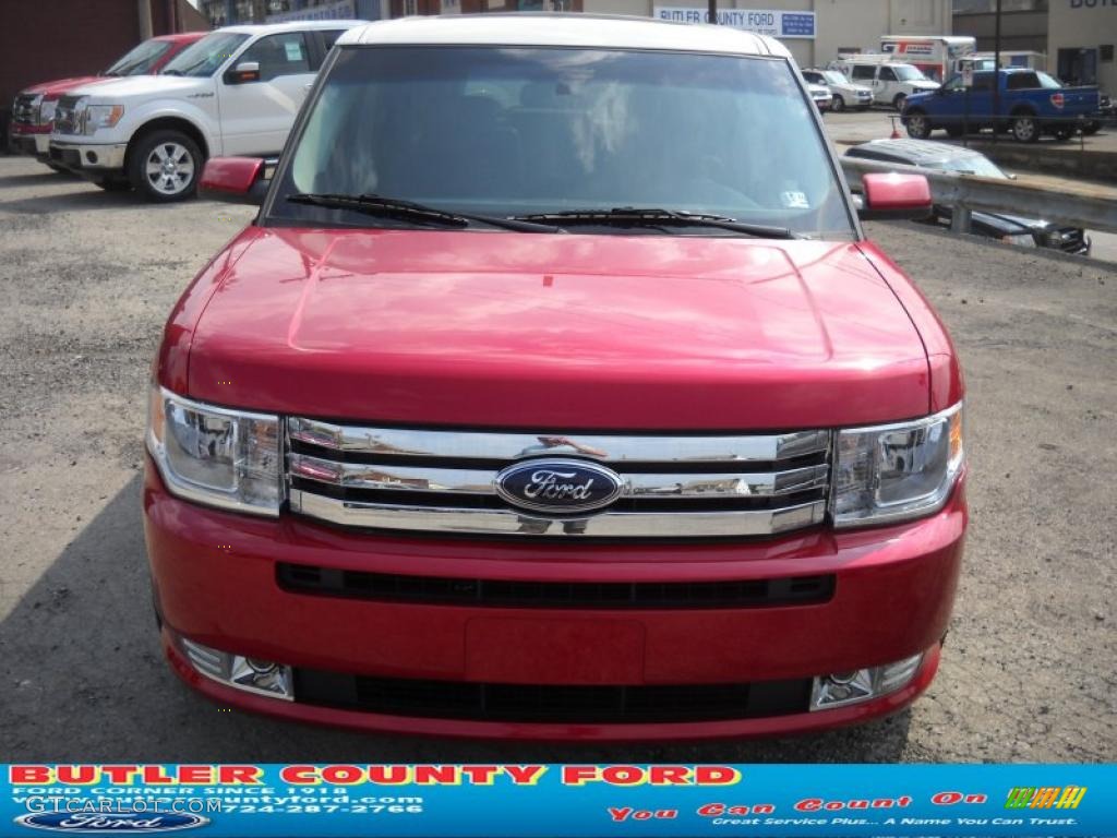 2010 Flex SEL AWD - Red Candy Metallic / Charcoal Black photo #18