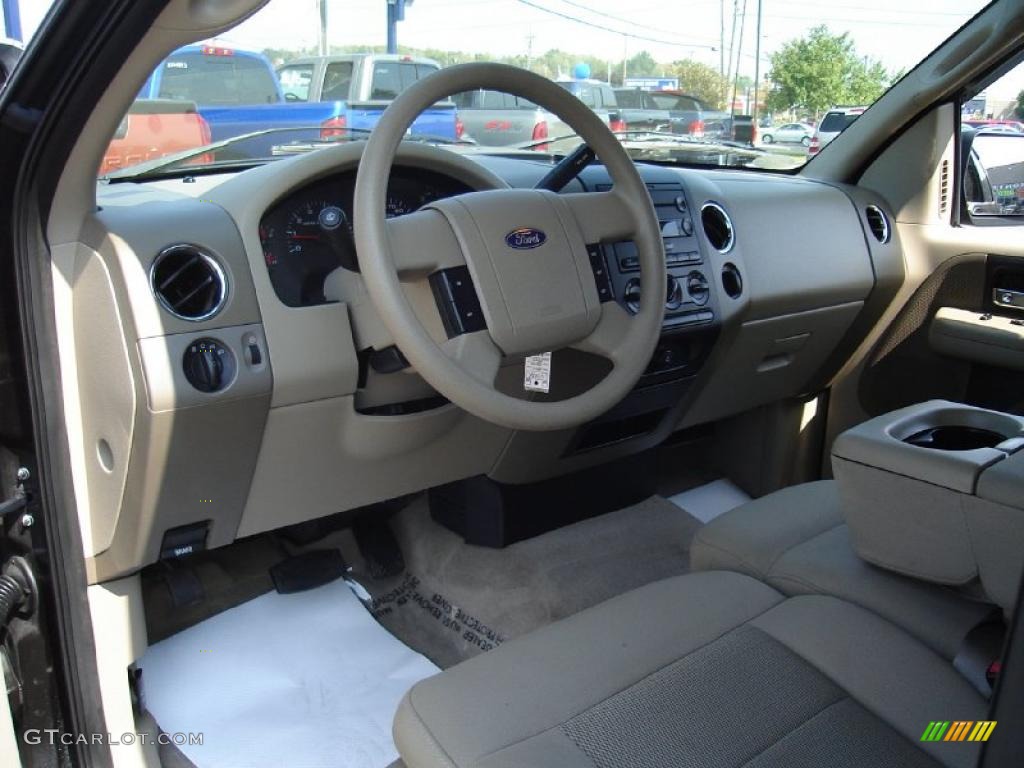 2005 F150 XLT SuperCab 4x4 - Dark Stone Metallic / Tan photo #22