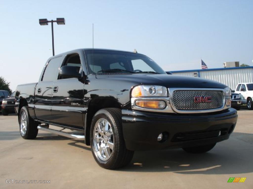 2006 Sierra 1500 Denali Crew Cab 4WD - Onyx Black / Dark Pewter photo #1