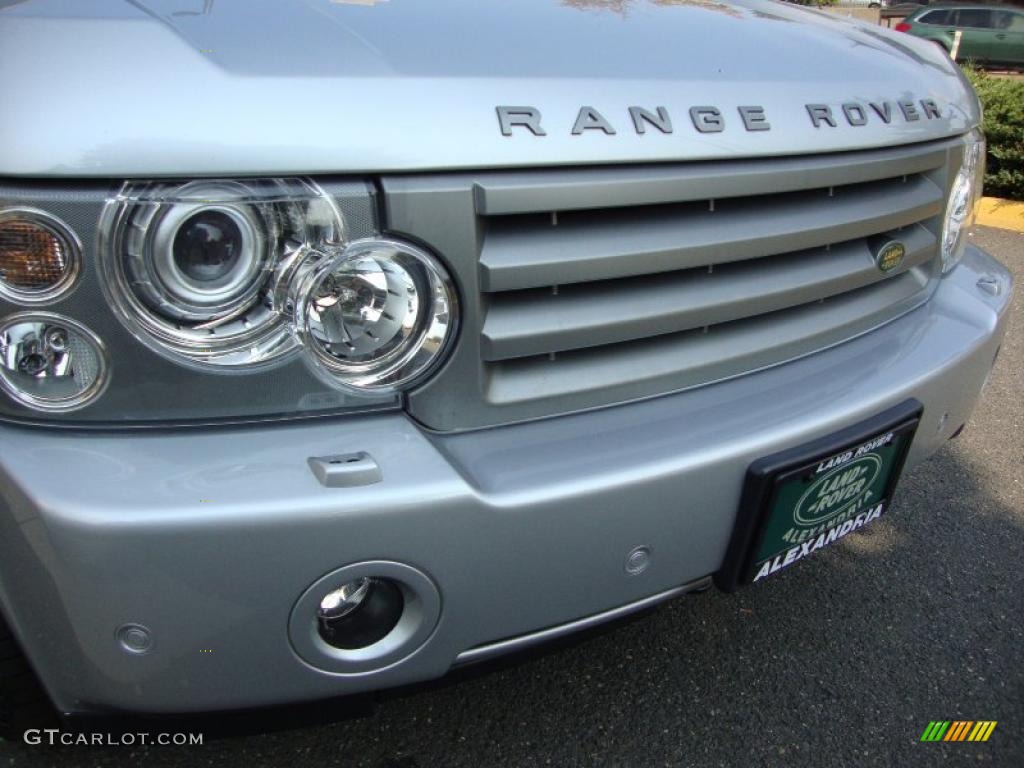 2008 Range Rover V8 HSE - Zermatt Silver Metallic / Jet Black photo #10