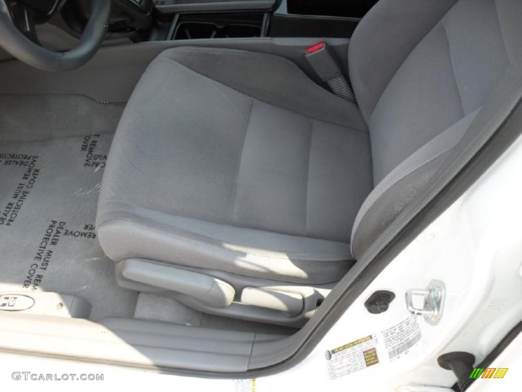 2006 Civic DX Sedan - Taffeta White / Gray photo #10