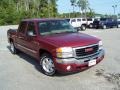 2005 Sport Red Metallic GMC Sierra 1500 SLT Crew Cab  photo #3