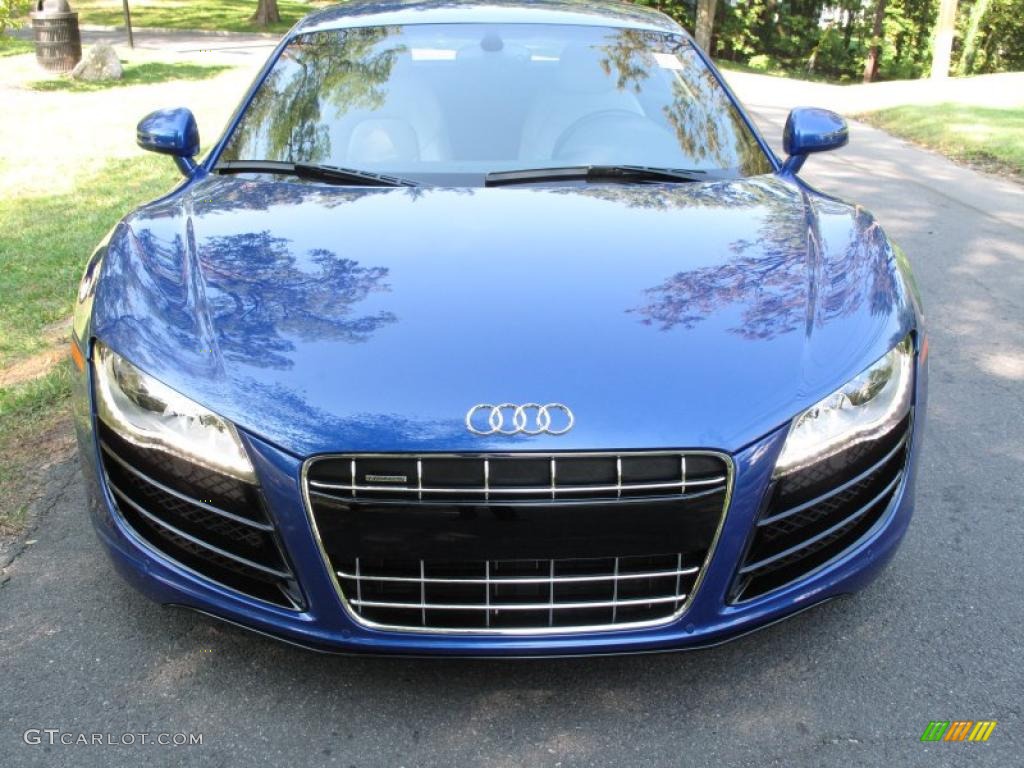 Sepang Blue Pearl Effect 2009 Audi R8 5.2 FSI quattro Exterior Photo #37003309