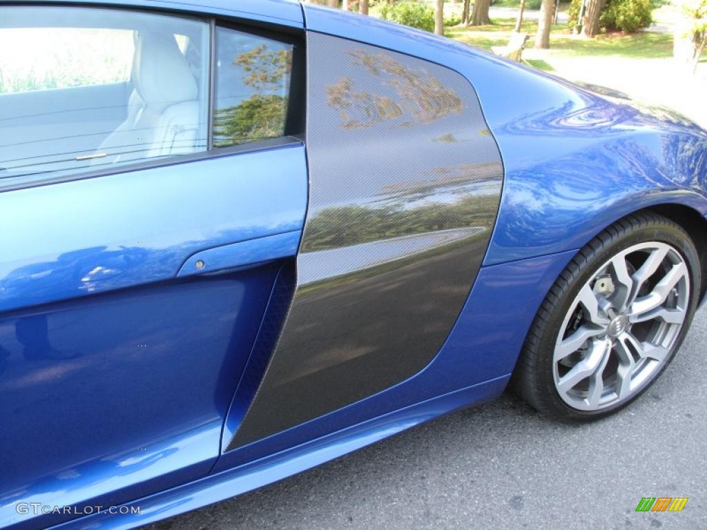 Sepang Blue Pearl Effect 2009 Audi R8 5.2 FSI quattro Exterior Photo #37003465