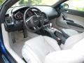 Fine Nappa Limestone Grey Leather Prime Interior Photo for 2009 Audi R8 #37003481