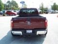 2008 Dark Toreador Red Ford F350 Super Duty Lariat Crew Cab Dually  photo #6