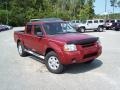 2004 Red Brawn Metallic Nissan Frontier SC Crew Cab 4x4  photo #3