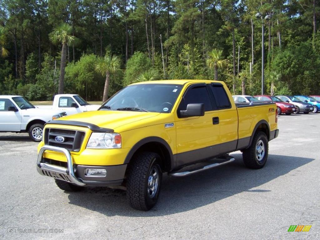 Blazing Yellow Ford F150