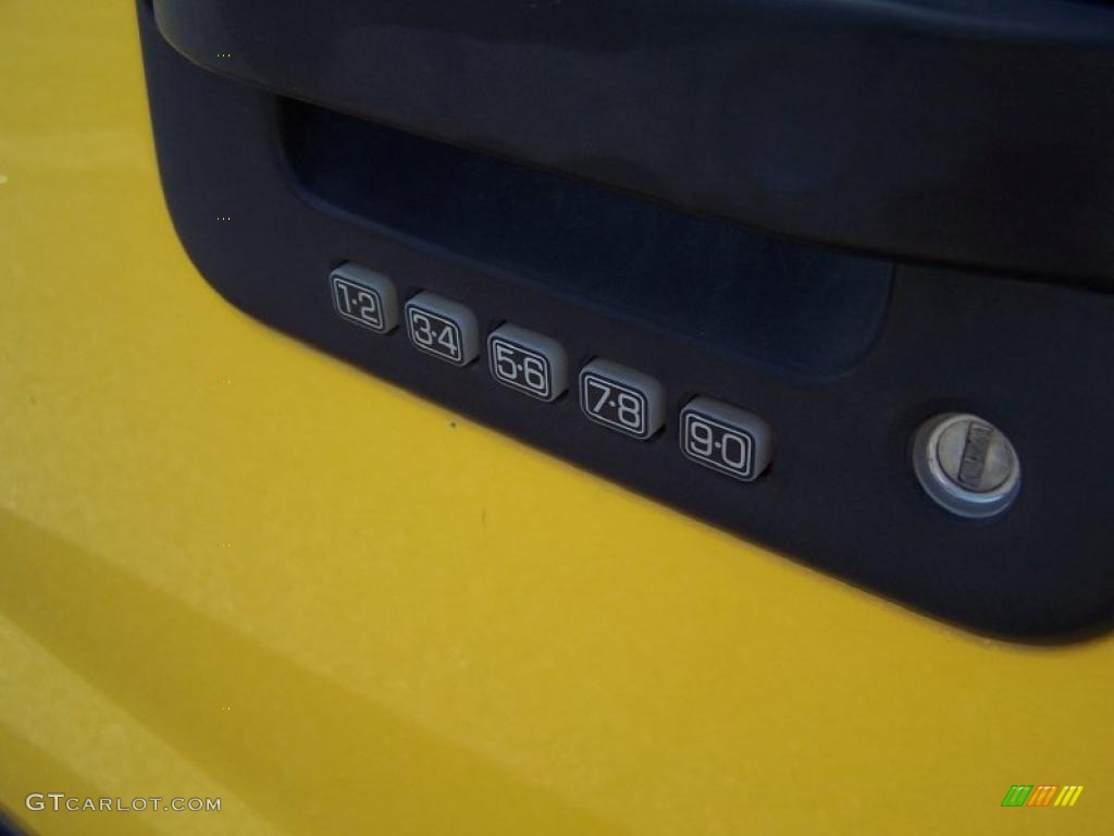 2004 F150 FX4 SuperCab 4x4 - Blazing Yellow / Black/Medium Flint photo #12