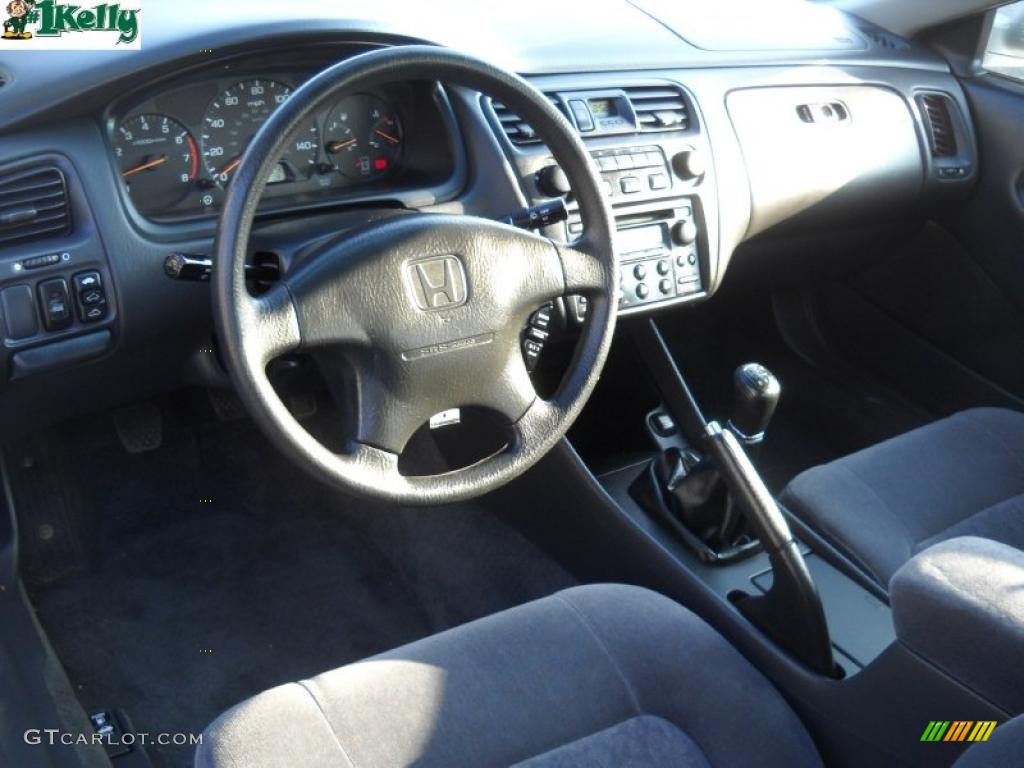 2000 Accord EX Coupe - Satin Silver Metallic / Charcoal photo #8