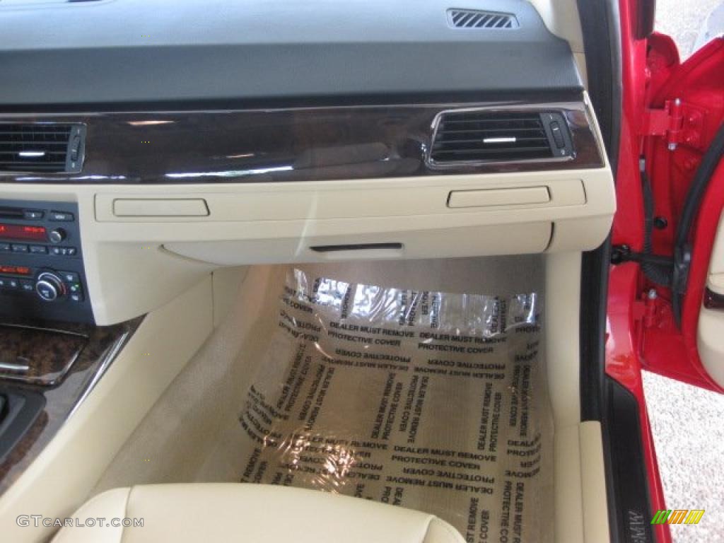2008 3 Series 328i Sedan - Crimson Red / Beige Dakota Leather photo #10