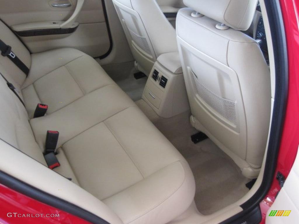 2008 3 Series 328i Sedan - Crimson Red / Beige Dakota Leather photo #11