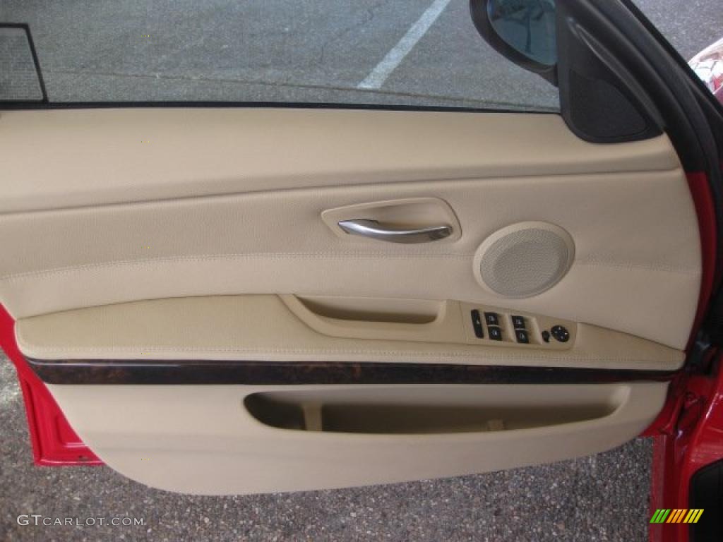 2008 3 Series 328i Sedan - Crimson Red / Beige Dakota Leather photo #19