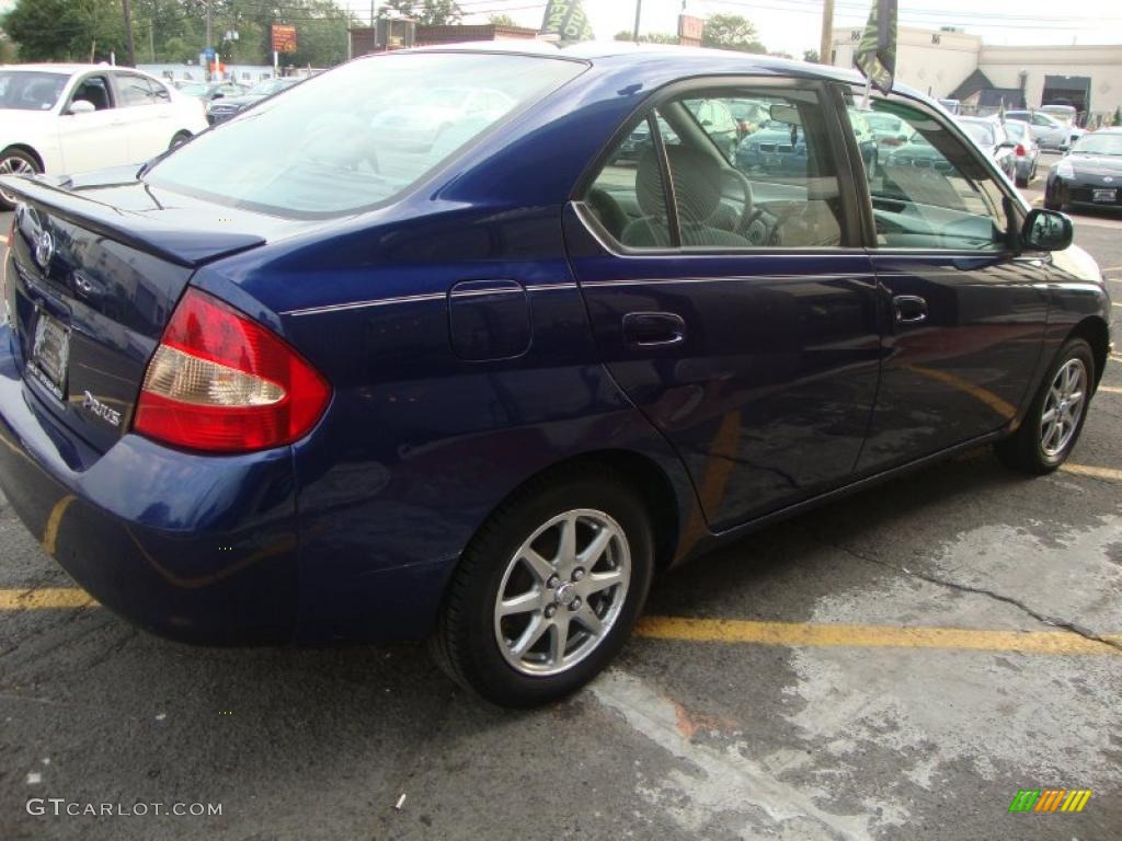 2002 Prius Hybrid - Brilliant Blue Pearl / Gray photo #4
