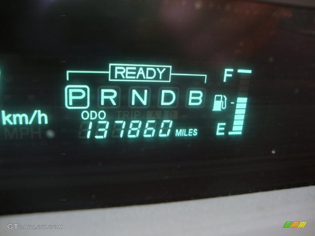 2002 Prius Hybrid - Brilliant Blue Pearl / Gray photo #14