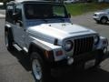 2004 Bright Silver Metallic Jeep Wrangler Unlimited 4x4  photo #4