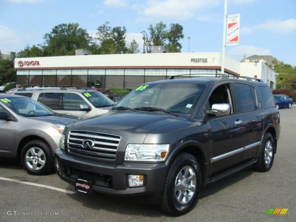 2005 QX 56 4WD - Silver Graphite Gray / Graphite photo #1