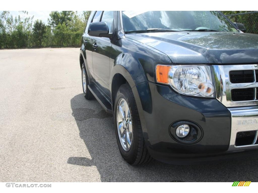 2009 Escape Limited V6 - Black Pearl Slate Metallic / Charcoal photo #10