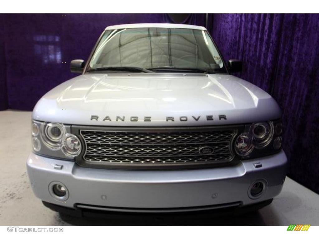 2007 Range Rover Supercharged - Zermatt Silver Metallic / Jet Black photo #2
