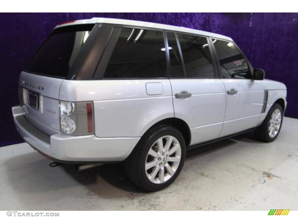 2007 Range Rover Supercharged - Zermatt Silver Metallic / Jet Black photo #36