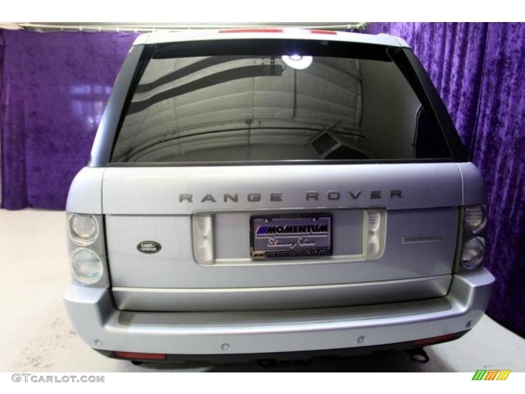 2007 Range Rover Supercharged - Zermatt Silver Metallic / Jet Black photo #44