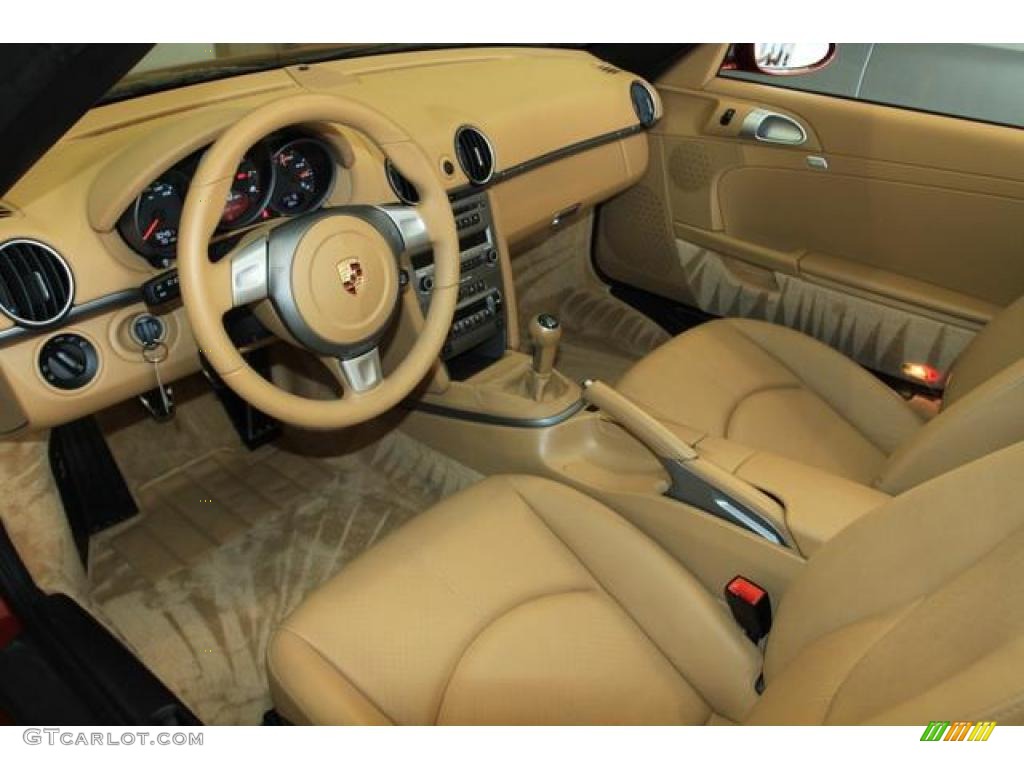 2008 Boxster  - Ruby Red Metallic / Sand Beige photo #6
