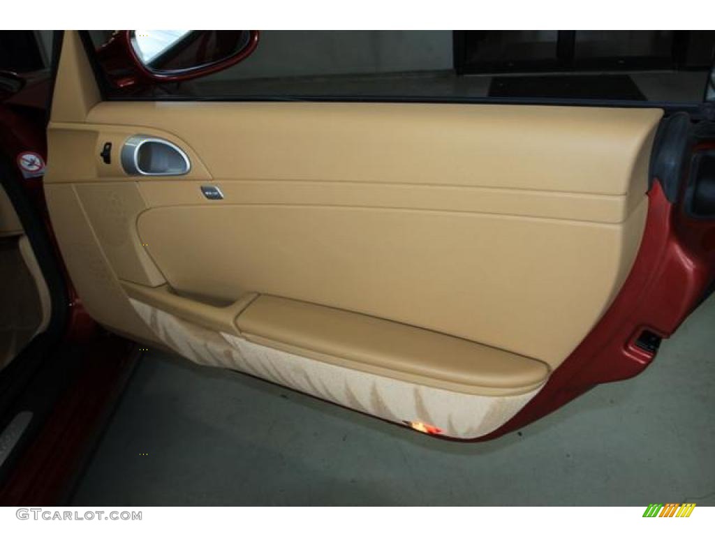 2008 Boxster  - Ruby Red Metallic / Sand Beige photo #20