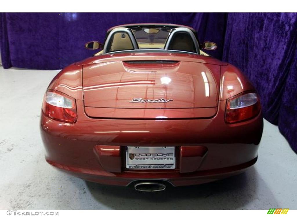 2008 Boxster  - Ruby Red Metallic / Sand Beige photo #31