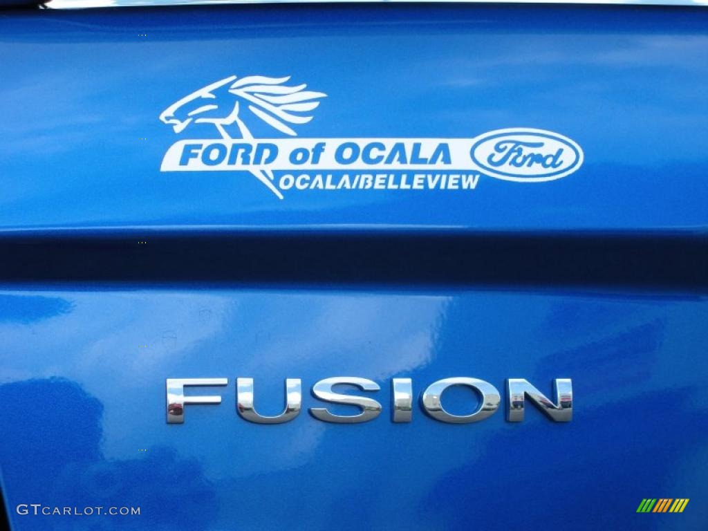 2011 Fusion SE - Blue Flame Metallic / Charcoal Black photo #4
