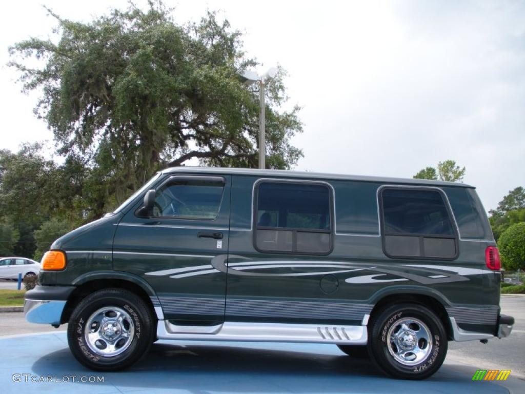 2003 Ram Van 1500 Passenger Conversion - Dark Spruce Metallic / Dark Slate Gray photo #2