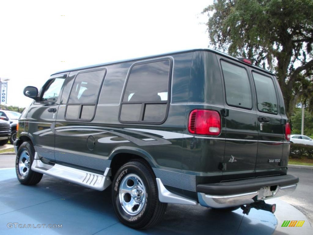 2003 Ram Van 1500 Passenger Conversion - Dark Spruce Metallic / Dark Slate Gray photo #3