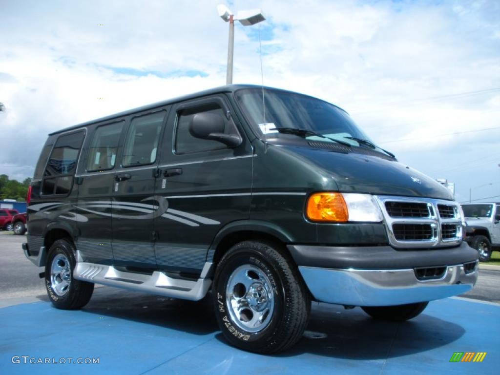 2003 Ram Van 1500 Passenger Conversion - Dark Spruce Metallic / Dark Slate Gray photo #7