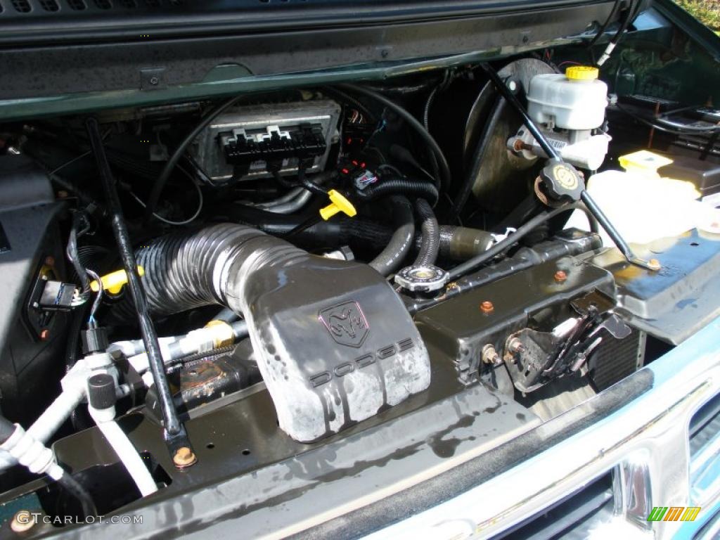 2003 Ram Van 1500 Passenger Conversion - Dark Spruce Metallic / Dark Slate Gray photo #33