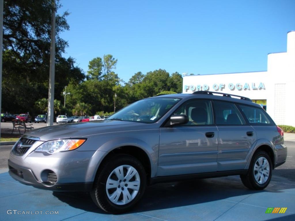 2008 Outback 2.5i Wagon - Diamond Gray Metallic / Off Black photo #1