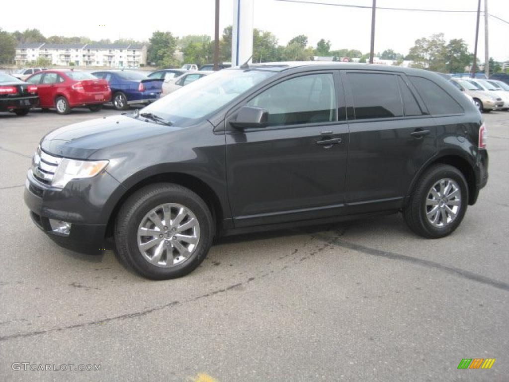 2007 Edge SEL Plus AWD - Carbon Metallic / Charcoal Black photo #8