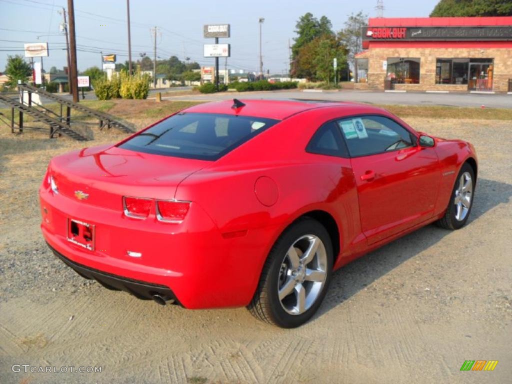 2011 Camaro LT Coupe - Victory Red / Black photo #4