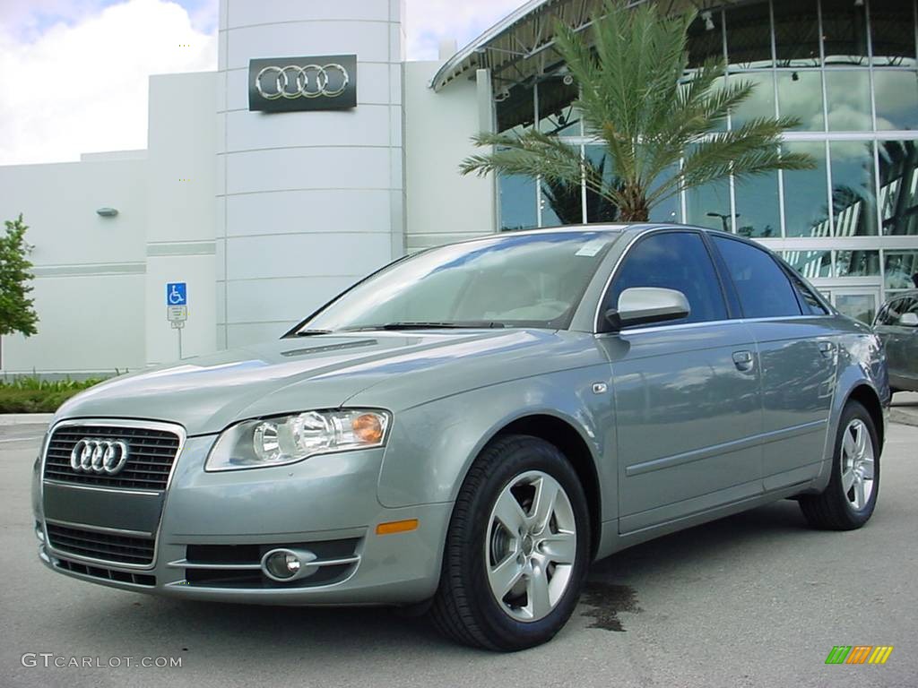 2006 A4 2.0T Sedan - Quartz Gray Metallic / Platinum photo #1