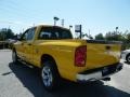 2008 Detonator Yellow Dodge Ram 1500 Laramie Quad Cab  photo #3
